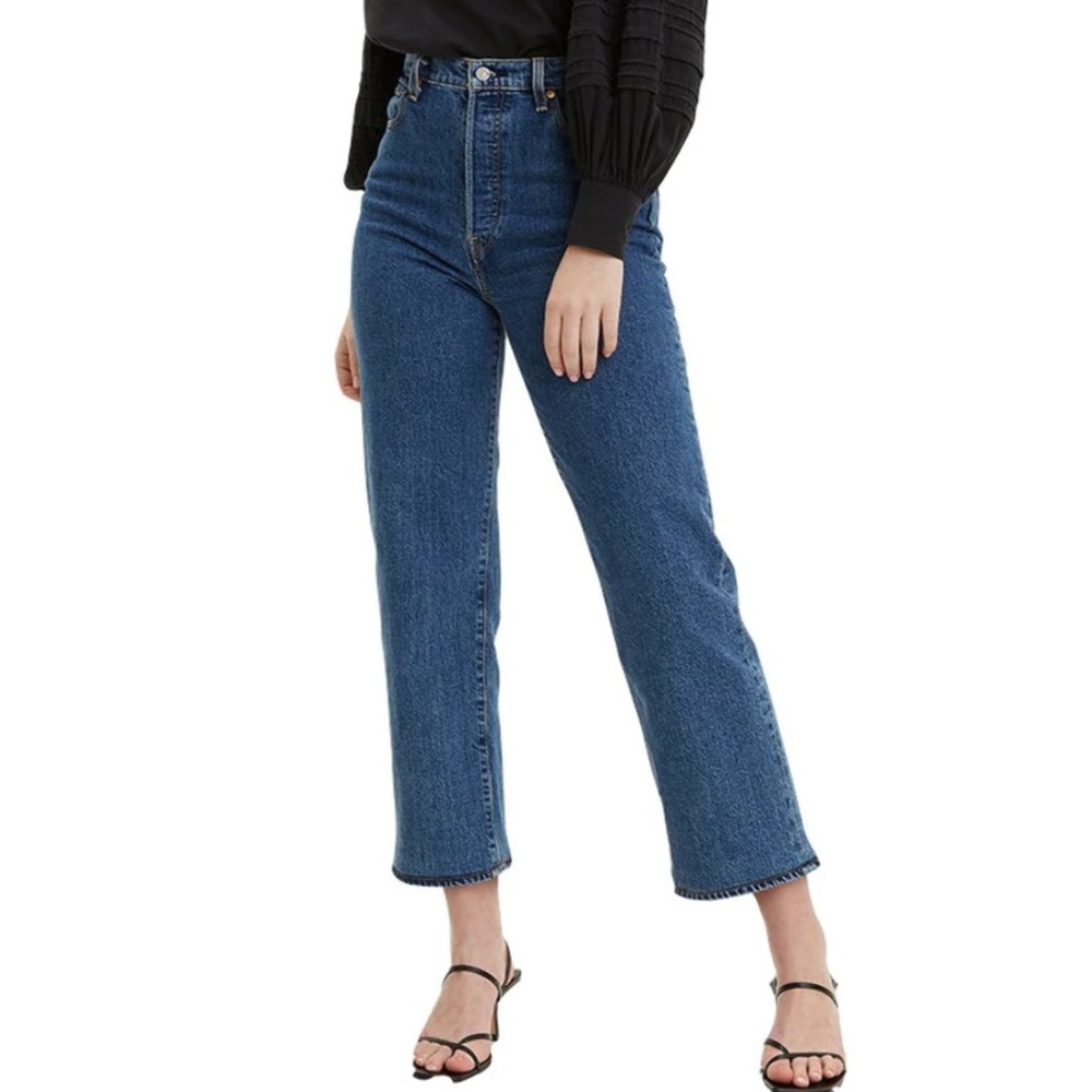 Levi's Blue Ankle & Cropped Jeans